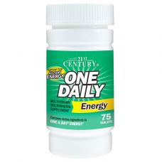 Мультивитамины и минералы One Daily Energy, 75 таблеток от 21st Century