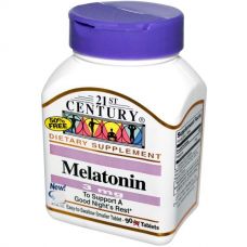 Мелатонин, 3 мг, 90 таблеток от 21st Century