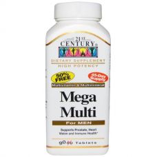 Витаминный комплекс для мужчин Mega Multi, 90 таблеток от 21st Century