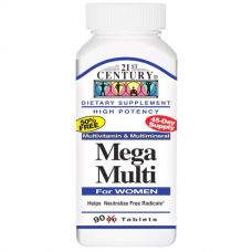 Мультивитамины и мультиминералы Mega Multi для женщин, 90 таблеток