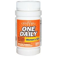 Мультивитамины и мультиминералы для женщин 50+, One Daily 100 таблеток
