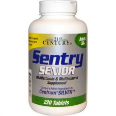 Мультивитамины Sentry Senior 50+, 220 таблеток от 21st Century