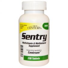Мультивитаминны и мультиминералы Sentry, 200 таблеток