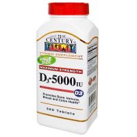 Витамин D3, 5000 МЕ, 360 таблеток
