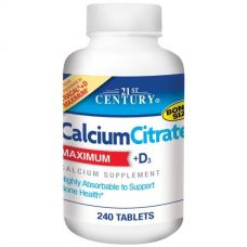 Кальций Д3 (Calcium Citrate, Maximum, +D3), 240 таблеток