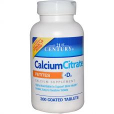 Кальций Д3 (Calcium Citrate Petites + D3), 200 таблеток