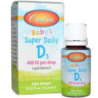 Витамин D3 для детей Super Daily , 400 МЕ, 10,3 мл