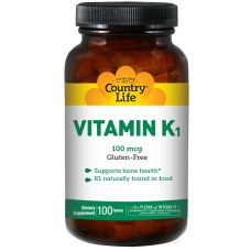 Витамин K1, 100 мкг, 100 таблеток