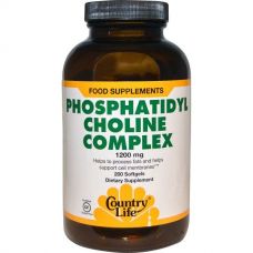 Комплекс фосфатидилхолина, 1200 мг, 200 капсул