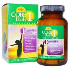 Мультивитамины Core Daily-1, для женщин 50+, 60 таблеток от Country Life