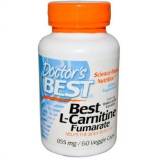 L-карнитин Фумарат, 855 мг, 60 капсул от Doctor's Best