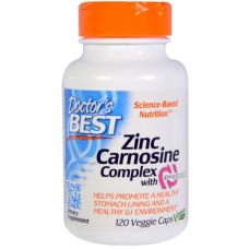 Цинк L-карнозин, 500 мг, 90 капсул от Doctor's Best