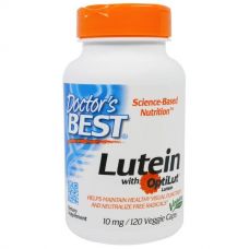 Lutein with OptiLut, 10 мг, 120 вегетарианских капсул