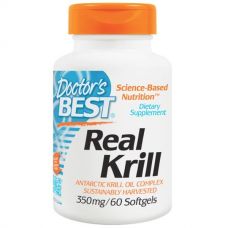 Масло криля Real Krill, 350 мг, 60 капсул от Doctor's Best