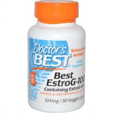EstroG-100, Помощь при менопаузе, 514 мг, 30 капсул