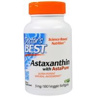 Астаксантин (Astaxanthin) с AstaPure, 3 мг, 180 таблеток