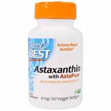 Астаксантин (Astaxanthin) , 6 мг, 60 таблеток