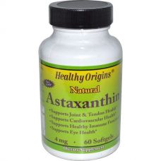 Астаксантин, 4 мг, 60 мягких капсул