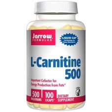 L-карнитин, 500 мг, 100 капсул от Jarrow Formulas