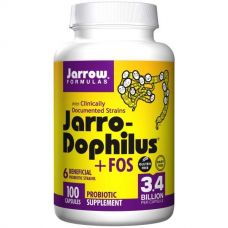 Пробиотики Jarro-Dophilus + ФОС, 100 капсул (Ice) от Jarrow Formulas