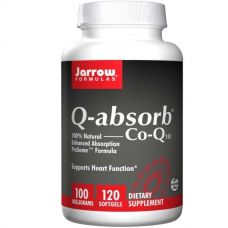 Коэнзим Q10, Q-absorb, 100 мг, 120 капсул от Jarrow Formulas