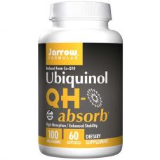 Убихинол QH-Absorb, 100 мг, 60 капсул от Jarrow Formulas