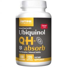 Убихинол, QH-Absorb, 100 мг, 120 капсул