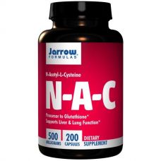  N-ацетил-L-цистеин, 500 мг, 200 капсул от Jarrow Formulas