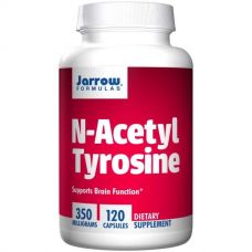 N-ацетил тирозин, 350 мг, 120 капсул от Jarrow Formulas
