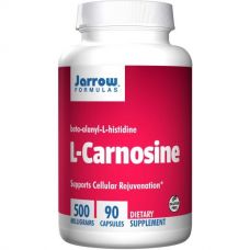 L-карнозин, бета-аланил-L-хистидин, 500 мг, 90 капсул