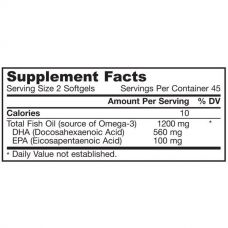 Рыбий жир Омега 3, 90 капсул