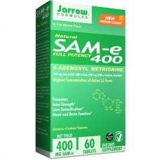 SAM-e (S-аденозил-L-метионин ) 400 мг, 60 таблеток от Jarrow Formulas