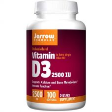 Витамин D3, 2500 МЕ, 100 капсул