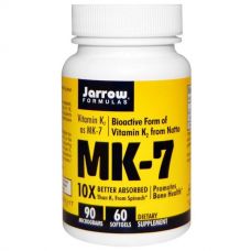Витамин К2, МК-7, 90 мкг, 60 капсул