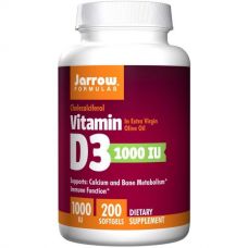 Витамин D3 и  холекальциферол, 1000 МЕ, 200 капсул