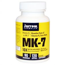 Витамин К2, МК-7, 90 мкг, 120 капсул