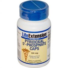 Пиридоксаль-5-фосфат (Витамин B6), 100 мг, 60 капсул от Life Extension
