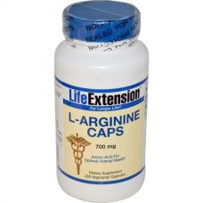 L-аргинин, 700 мг, 200 капсул