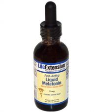 Жидкий мелатонин, с ароматом цитрусовых и ванили, 3 мг, 59 мл