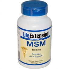 Метилсульфонилметан, МСМ, 1000 мг, 100 капсул от Life Extension