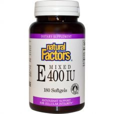 Комплекс витамина Е, 400 МЕ, 180 капсул от Natural Factors