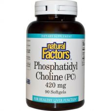 Фосфатидилхолин (PC), 420 мг, 90 капсул