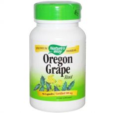 Корень орегонского винограда, 500 мг, 90 капсул