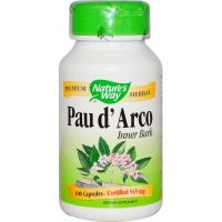 По д'арко, Pau d'Arco, 545 мг, 100 капсул