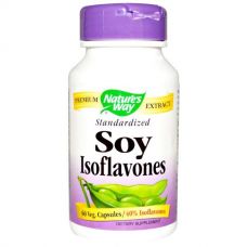 Соевые Изофлавоны, Soy Isoflavones, 60 капсул от Nature's Way