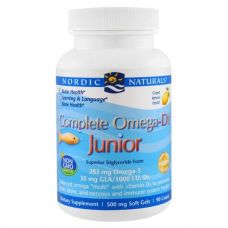 Omega и Д3 для детей, лимон, 50 мг, 90 желе от Nordic Naturals