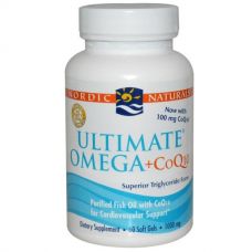 Омега-3 с коэнзимом Q10, 1000 мг, 60 капсул