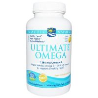 Очищенный рыбий жир, лимон, 1000 мг, 120 капсул