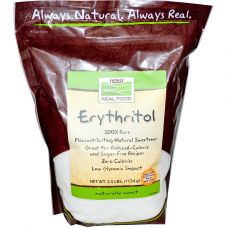 Эритритол, натуральный подсластитель, 1134 г от Now Foods