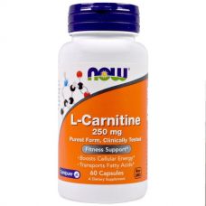L-карнитин тартрат Carnipure, 250 мг, 60 капсул